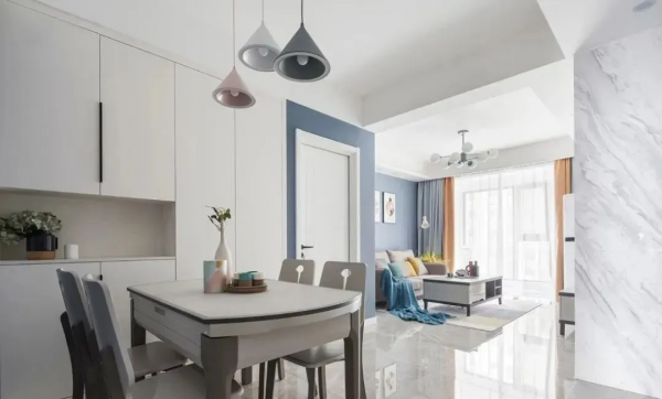 80㎡小戶型兩居室，北歐簡約風，自然清新