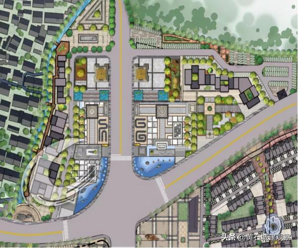 黃石東方山新南門來啦 宏偉大氣 兩座仿唐式建築風格的塔樓亮相