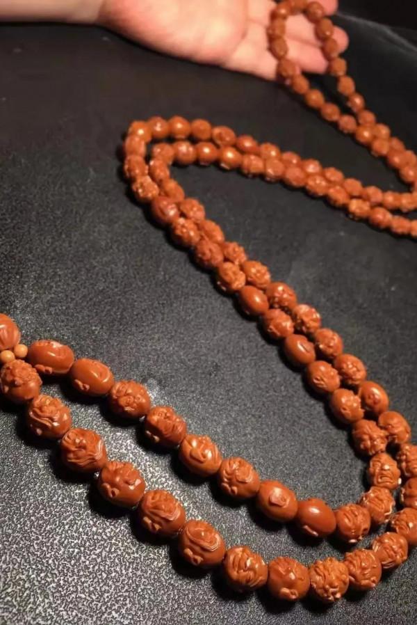 這樣的橄欖核雕作品有多難得 這樣的橄欖核雕作品有多難得