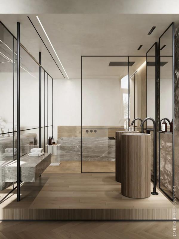 大理石衛生間，果然與眾不同