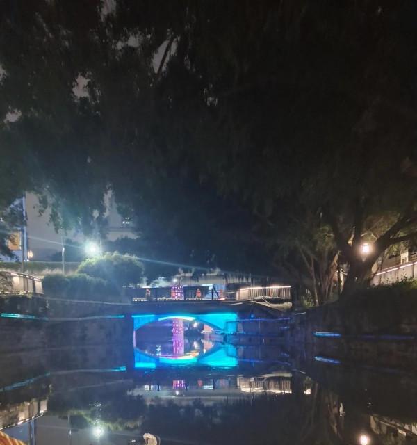 黎明湖碼頭到白馬河燈光秀