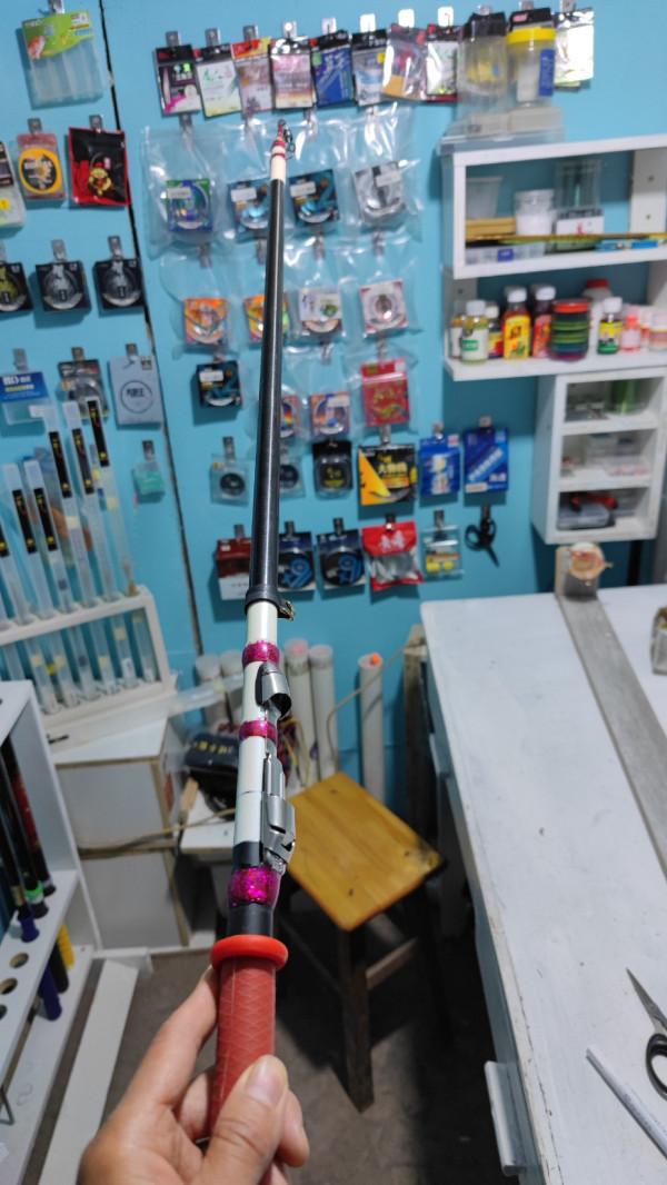 「DIY」手竿改磯釣竿製作過程，跟著大師一起來學習