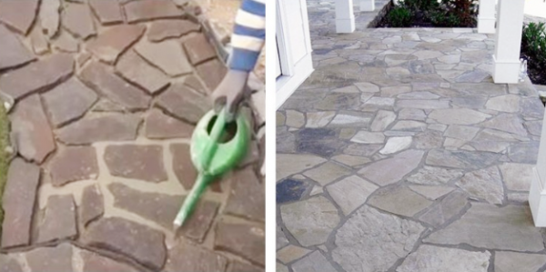 鋪這樣的院子地面價效比才高，顏值高不說，耐用性更是地磚的2倍