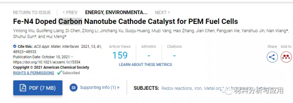暨南大學:用於PEM燃料電池的Fe-N4摻雜碳奈米管陰極催化劑 暨南大學:用於PEM燃料電池的Fe-N4摻雜碳奈米管陰極催化劑