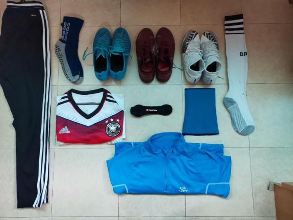 一個足球“老年人”的裝備