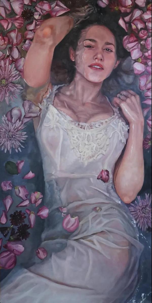 美女畫家超現實主義繪畫作品分享