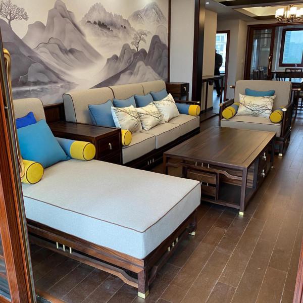 新中式風格裝修案例109平，天好看了