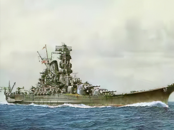 二戰最抗打的“武藏號”戰列艦，被200多架戰機轟炸了5波才沉沒
