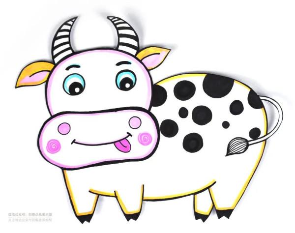 兒童畫教程|動物主題繪畫課程《青青草原上的花奶牛》 兒童畫教程|動物主題繪畫課程《青青草原上的花奶牛》