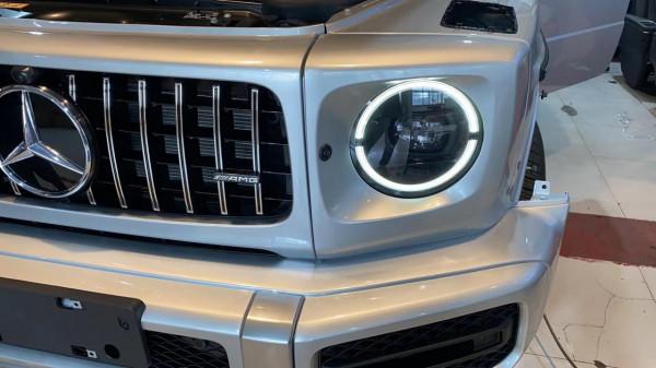 外觀的點睛之筆|賓士G500改裝升級幾何多光束燻黑大燈