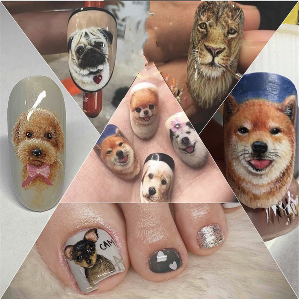 在指甲上進行二次元創作，動漫的影響力已經影響到了美妝行業