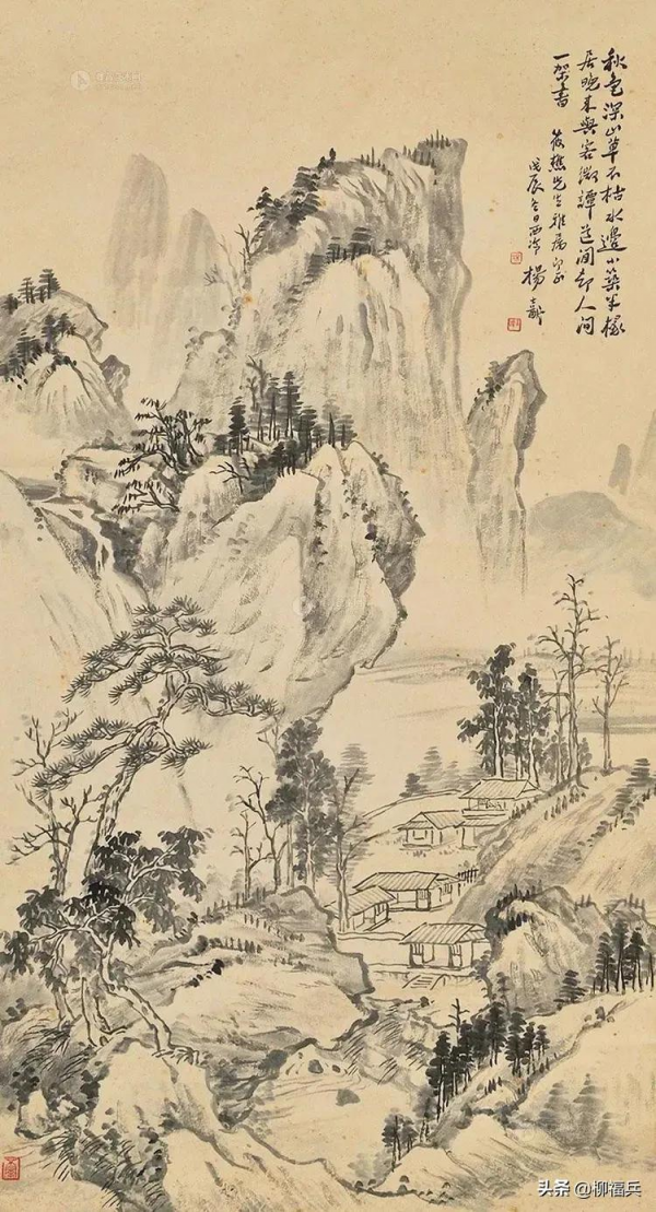 三十幅名家山水中堂，太養眼了