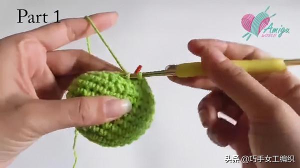 用零線就把蔬菜水果鉤得如此逼真，比新鮮的還要美