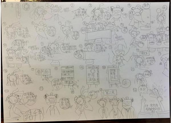 三國演義漫畫——九歲女孩龔佳玥創作 三國演義漫畫——九歲女孩龔佳玥創作