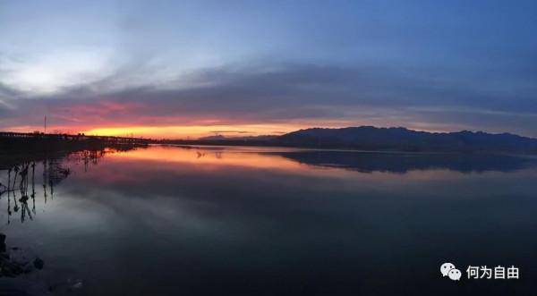 水淨沙黃霞滿天-官廳水庫&amp;彰縣影視城2日遊