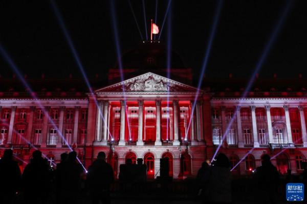 比利時布魯塞爾燈光節開幕 比利時布魯塞爾燈光節開幕