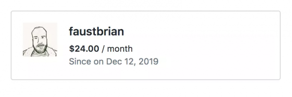 一個靠 GitHub 打賞謀生的程式設計師，如何做到年入 10 萬美元？