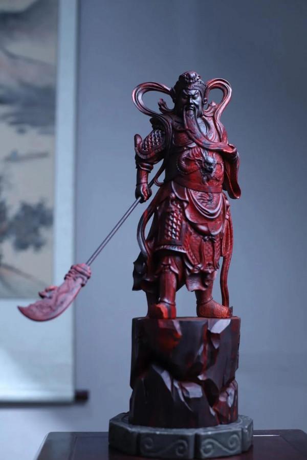 淺談關公雕刻動態