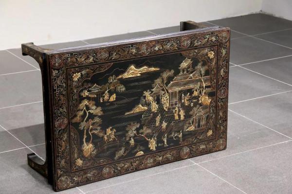 滿描金小茶桌，刀牙板書桌，四平文房畫案，楠木八仙桌