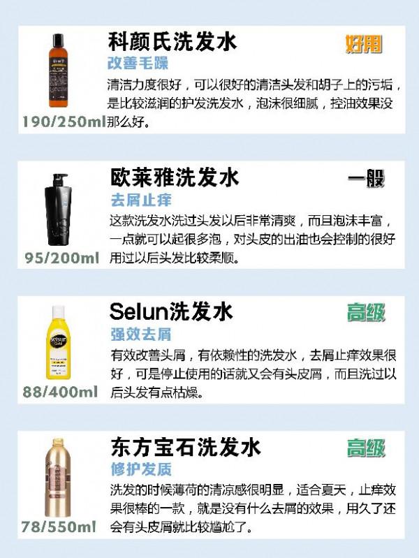 你的洗髮水選好了嗎？