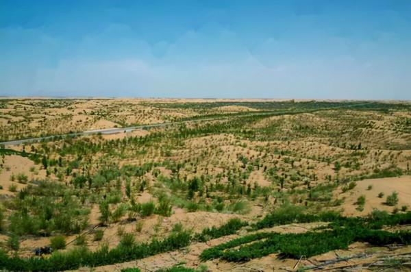 美衛星發現陝西發生變化:沙漠變綠洲?網友:正常操作 美衛星發現陝西發生變化:沙漠變綠洲?網友:正常操作