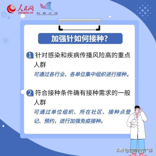 新冠疫苗加強針如何接種？去哪接種？最新解答來了