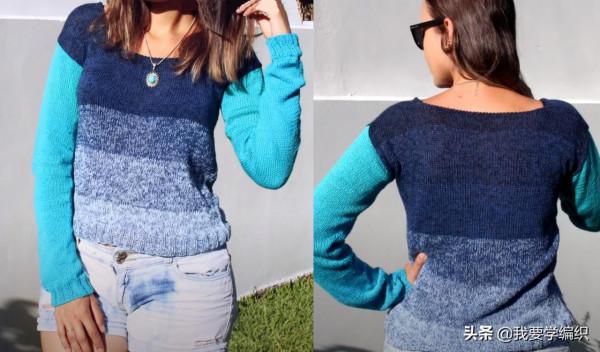 適合日常穿搭的休閒毛衣,混拼色低領毛衣教程,簡約大方適合新手 適合日常穿搭的休閒毛衣,混拼色低領毛衣教程,簡約大方適合新手