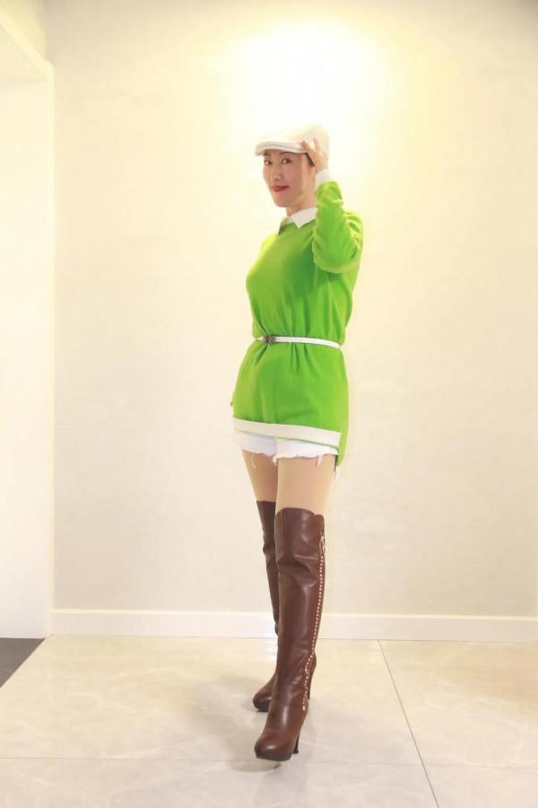 半長不短的毛衫可以這樣穿