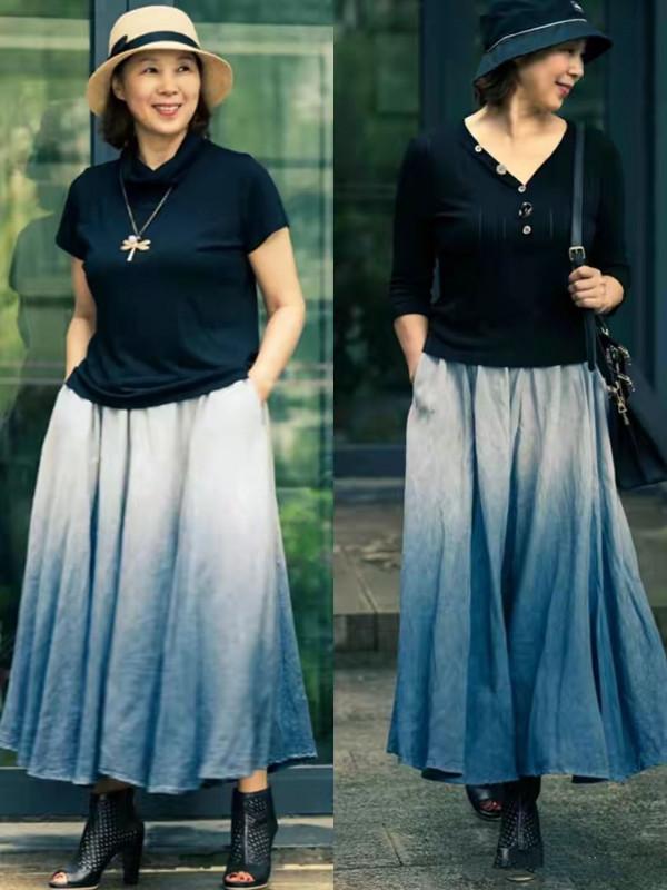 65歲奶奶真會穿，樣貌平平身材微胖，卻憑藉時髦減齡穿搭圈粉無數