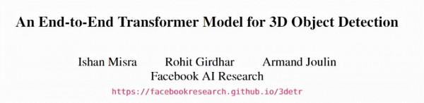 Facebook在ICCV 2021 釋出兩個3D模型，自監督才是終極答案？