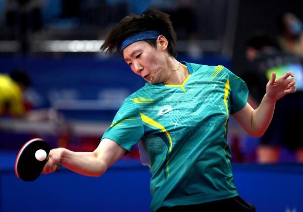 乒乓球——女子單打1/8決賽：王曼昱晉級八強