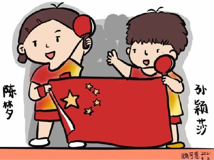 過分好看！小朋友給奧運冠軍的畫