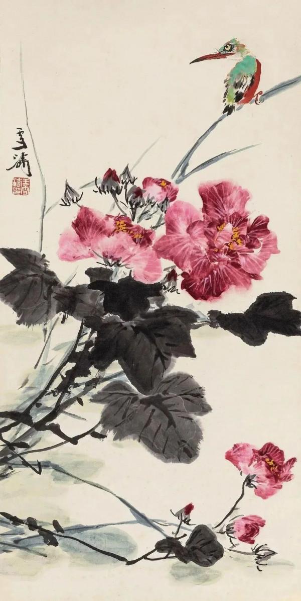 他是齊白石的弟子，卻專注於小寫意花鳥