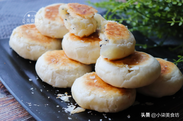 想吃小酥餅不用排隊了，教你在家做，不用烤箱，個個酥脆掉渣，香