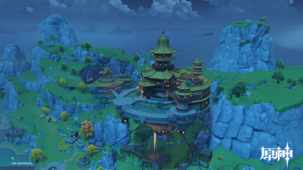 原神群玉閣重建完成又多了一處風景