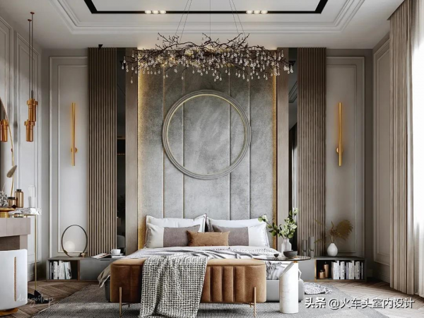 這些輕奢系臥室裝修設計真美