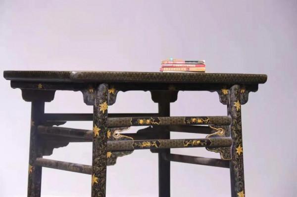 香幾，龍鳳呈祥•書桌，鐵力木畫案