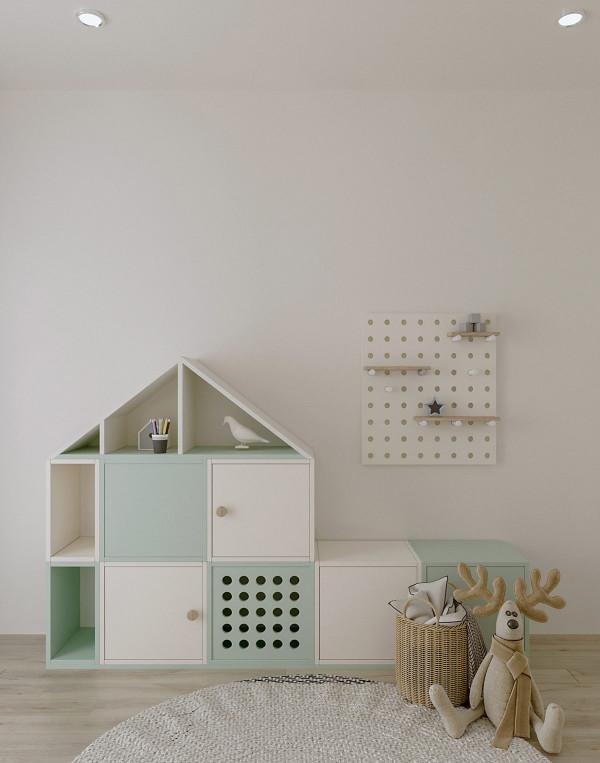 白色簡約家裝設計，乾淨利落的戶型