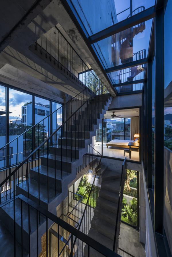 與綠色和光明為伍，當混凝土遇上花園，創造出明亮通透的生活環境