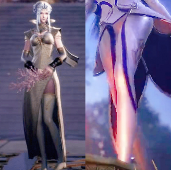 鬥羅“老女神”太顯嫩，人均愛穿高叉裙，比比東和阿銀大長腿無敵