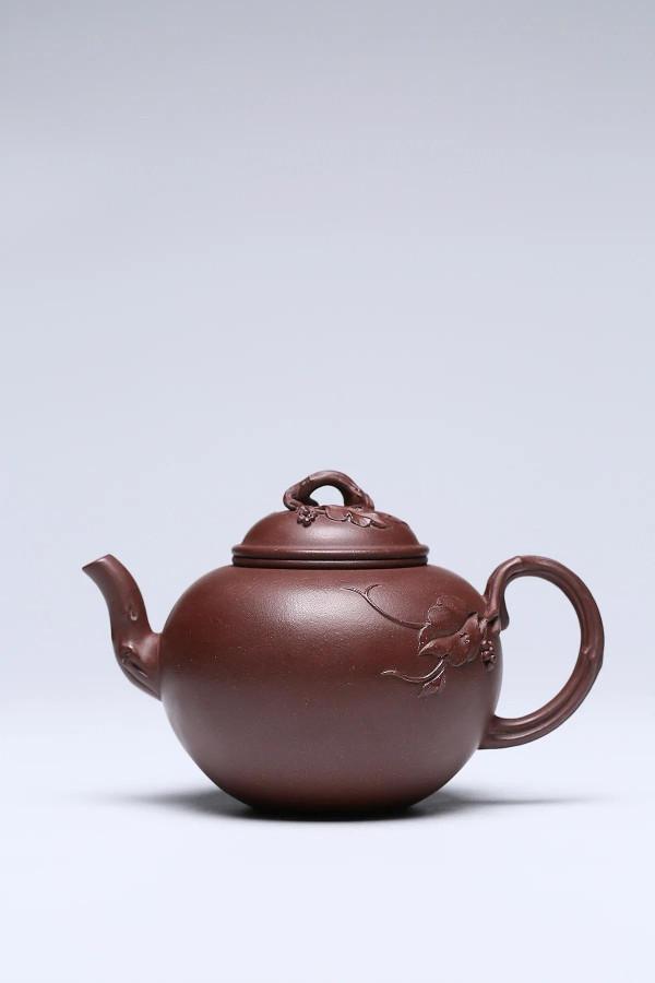 佳作鑑藏·枝繁葉茂原礦紫泥.350cc 制壺：王桂芬