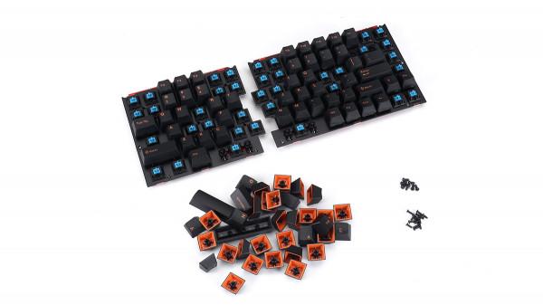 BaroccoMistel密斯特MD770分體式機械鍵盤拆解簡評