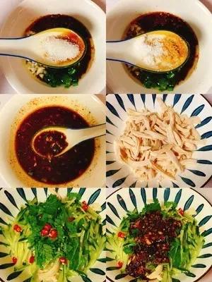 幾份涼拌菜，請收下