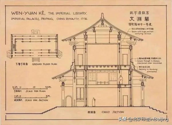 循著梁思成的手繪圖稿，到北京古蹟裡尋幽訪勝