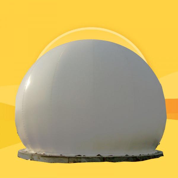 琪源雙膜儲氣櫃10000m³立式氣櫃PVDF沼氣柔式氣櫃