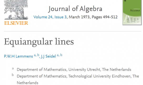 高維等角線並非無限:MIT華人團隊用譜圖理論解決持續70年的難題 高維等角線並非無限:MIT華人團隊用譜圖理論解決持續70年的難題