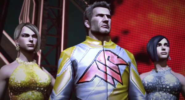 街機遊戲中配合默契的雙胞胎BOSS，沒有技術很難撐過一分鐘