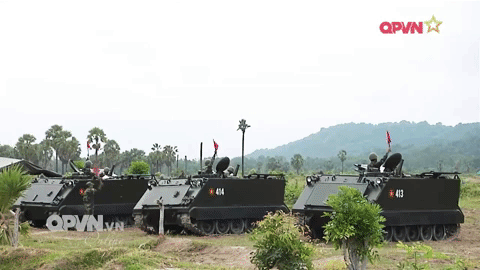 越南國產M113-100自行迫擊炮