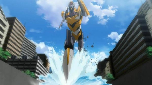 《新世紀福音戰士》第十使徒“空天使”，從空中墜落的生體炸彈