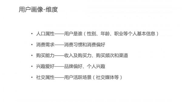 運營人必須瞭解的使用者畫像